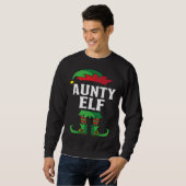 Aunty Elf Costume Christmas Holiday Matching Famil Sweatshirt (Vorne ganz)