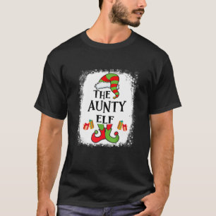 Aunty Elf Matching Family Funny Christmas Party Pa T-Shirt