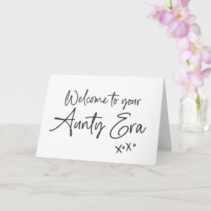 Aunty Era Pregnancy Baby Reveal Schwester & Freund Karte