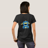 Aunty Robot T-Shirt (Schwarz voll)