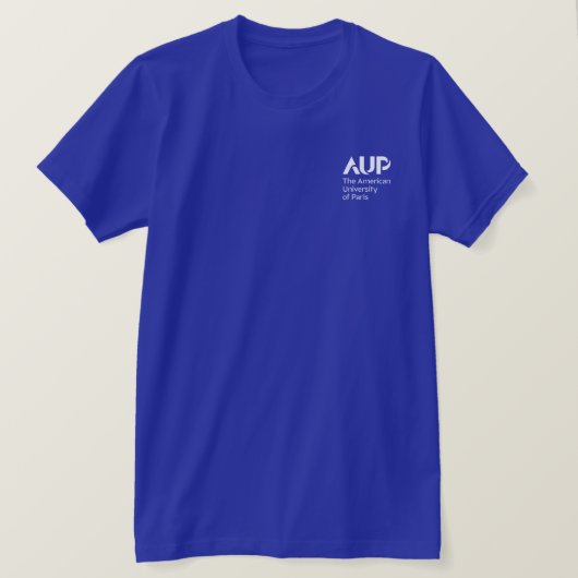 AUP Logo T-Shirt - Blue (Design vorne)