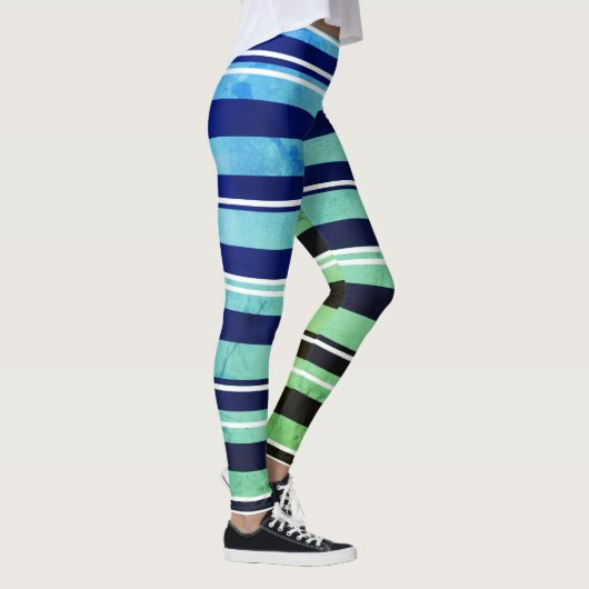 Auqa Stripes Leggings (Rechts)