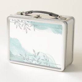 Auqarel Blume Rahmen Blume Rahmen Bänder Frühjahr Metall Brotdose