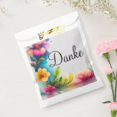 Auqarell Blumen bunt Geschenktütchen (Versiegelt)