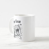 Aur Naur Funny Cat Meme Cute Cat Lover Aesthetic Kaffeetasse (Vorderseite Links)