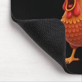 Aur Naur Huhn Meme Lustiger Cartoon Hahn  Mousepad (Ecke)