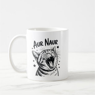 Aur Naur Lustige Katze Meme Niedliche Katzenliebha Kaffeetasse