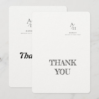 Aura11 glaubt an eure Lebensweise Dankeskarte