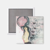 Aura auf der Dusk Hexenmagnet Magnet (Vorderseite/Rückseite)