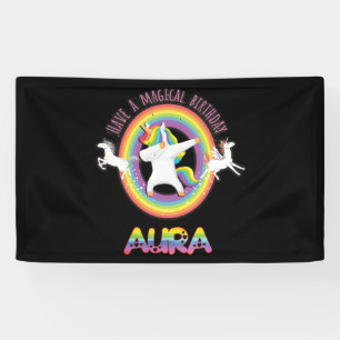 Aura Birthday Aura hat eine magische Geburtstagsun Banner