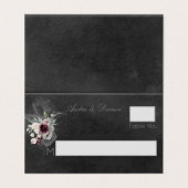 Aura der Nachttisch-Sitzkarte (Außenseite Aufgefaltet)