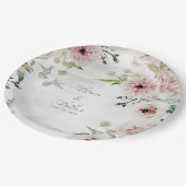 Aura der Natur Hochzeit 9 Zoll Abendessen Plate Pappteller (Schrägansicht)