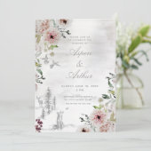 Aura der Natur Hochzeitssuite Einladung (Stehend Vorderseite)