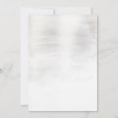 Aura der Natur Hochzeitssuite Einladung (Rückseite)