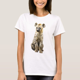 Aura der Savanne: Faszinierendes Hyänenjunges T-Shirt