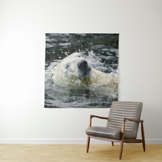 Aura des Polarbären Wandteppich (Beispiel)