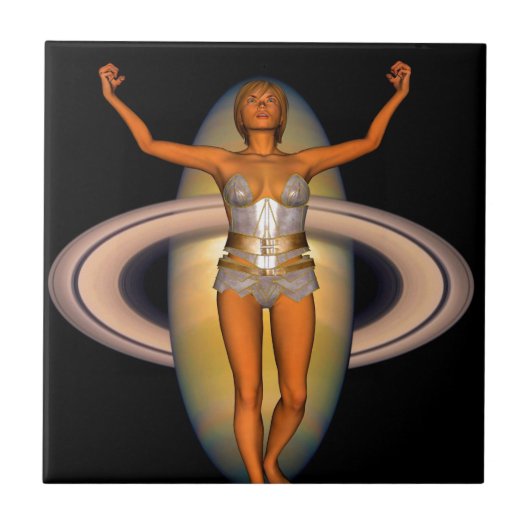 Aura des Saturns Fliese (Vorderseite)
