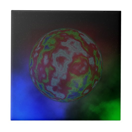Aura eines Planeten, Fliese (Vorderseite)