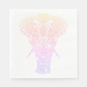 Aura Elephant Napkin Serviette (Vorderseite)