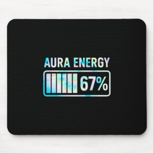 Aura Energie 67 67 Sechs Sieben Meme  Mousepad