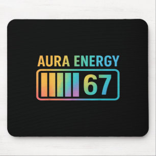 Aura Energie 67 Gen Alpha 6 7 Meme Infinite Rizz S Mousepad