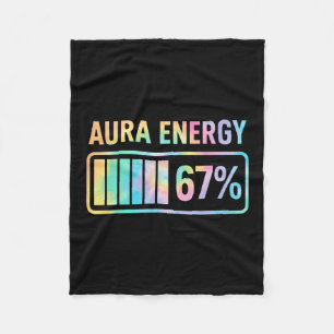 Aura Energie 67 Lustiger Sechs Sieben Meme Gen Alp Fleecedecke