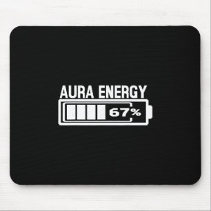 Aura Energie 67 Lustiger Sechs Sieben Meme Gen Alp Mousepad