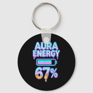 Aura Energie 67 Meme Eiscreme Drip 6 7 Lustig Six  Schlüsselanhänger