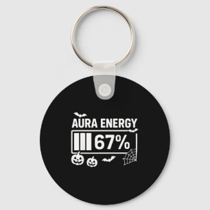 Aura Energie 67 Prozent 6 7 Meme Halloween  Schlüsselanhänger