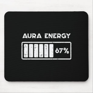 Aura Energie 67 Prozent Lustige Zahl 6 7 Meme Frau Mousepad