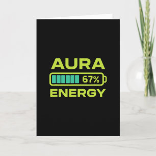 Aura Energie 67 Prozent Meme Six Seven Farming  Karte
