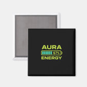 Aura Energie 67 Prozent Meme Six Seven Farming Magnet (Vorderseite/Rückseite)