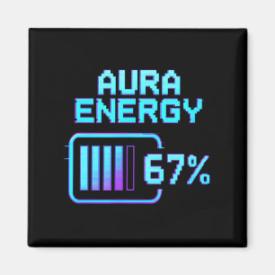 Aura-Energie bei 67 Lustiger Six Seven Meme Gen Al Magnet