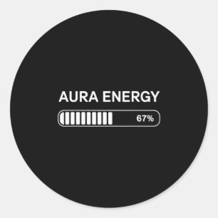 Aura Energie bei 67  Runder Aufkleber
