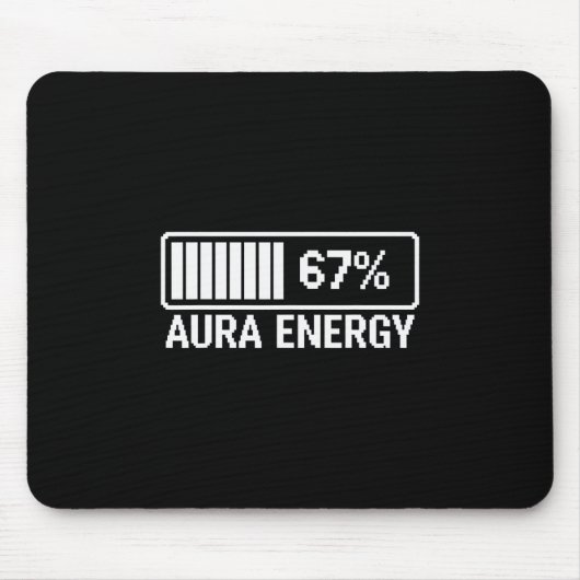 Aura Energie bei 67 Six Seven Meme Mousepad (Vorne)
