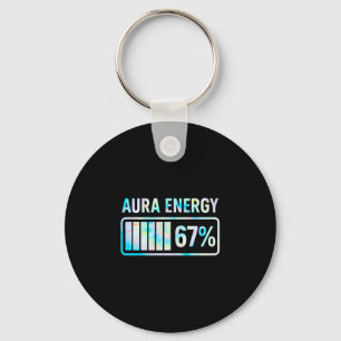 Aura Energy 67 67 Six Seven Meme Schlüsselanhänger