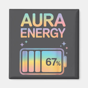 Aura Energy 67 Prozent Batterie Magnet