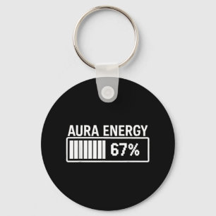 Aura Energy at 67 Funny Six Seven Meme Gen Alpha S Schlüsselanhänger
