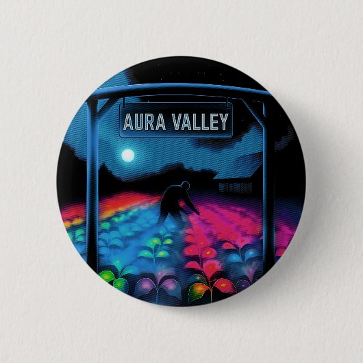 Aura Farm Colorful Valley Button (Vorderseite)