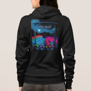 Aura Farm farbenfrohe Valle Front & Back Hoodie