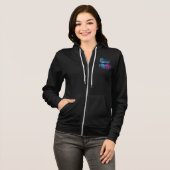 Aura Farm farbenfrohe Valle Front & Back Hoodie (Vorne ganz)