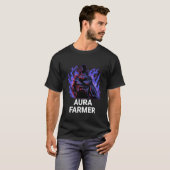 Aura Farmer Cool Anime Super Hero T-Shirt (Vorne ganz)