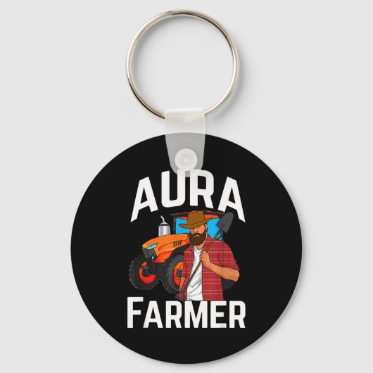 Aura Farmer Funny Meme  Schlüsselanhänger (Vorderseite)