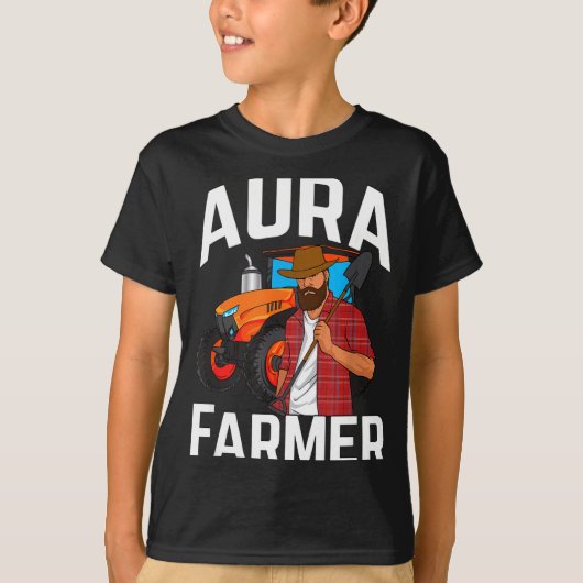Aura Farmer Funny Meme  T-Shirt (Vorderseite)