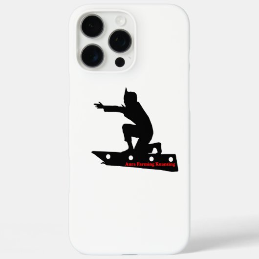 Aura Farming Apple iPhone 16 Pro Max Hülle (Rückseite)