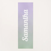 Aura Glow Gradient Energieheilung Yogamatte (Vorderseite)