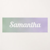 Aura Glow Gradient Energy Healing Yogamatte (Vorderseite (Horizontal))