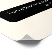 Aura Gradient Aries Zodiac Signature Art Poster (Ecke)