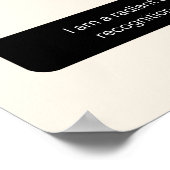 Aura Gradient Leo Zodiac Signature Art Poster (Ecke)