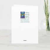 "Aura" Greeting card Karte (Rückseite)